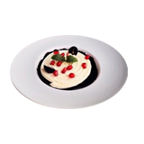 Rice with vanilla cream