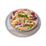 Vegan medallions salad 