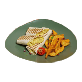 Chicken breast hot sandwich